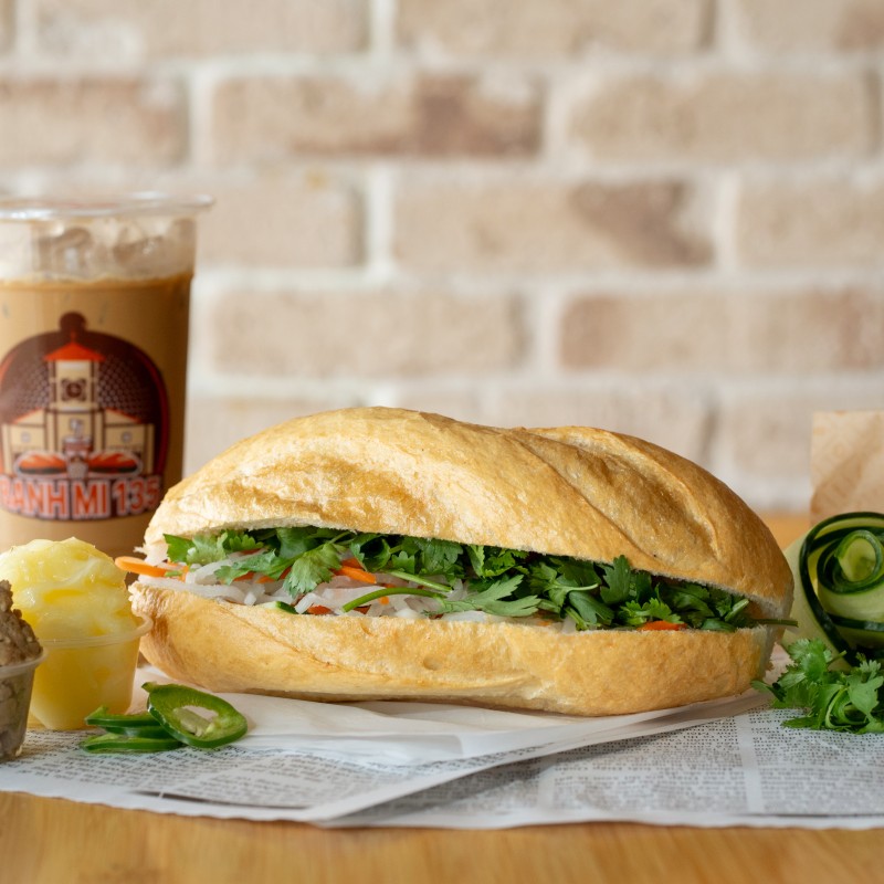 Shredded Chicken Banh Mi