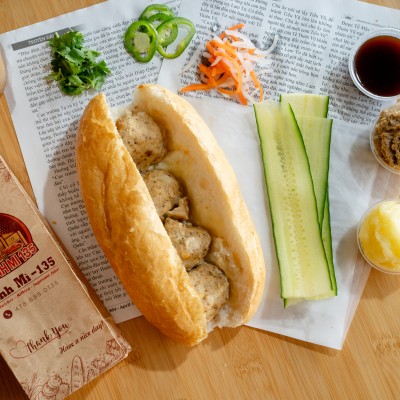 Meat Ball Banh Mi